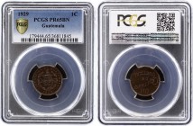 Guatemala 1 Centavo 1929 Proof PCGS PR65
KM# 247; London Mint. Rare in Gem Proof, the surfaces alternating between milk chocolate and lilac color as ...