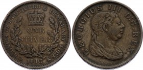 Guyana - Demerara and Essequibo 1 Stiver 1813
KM# 10; George III