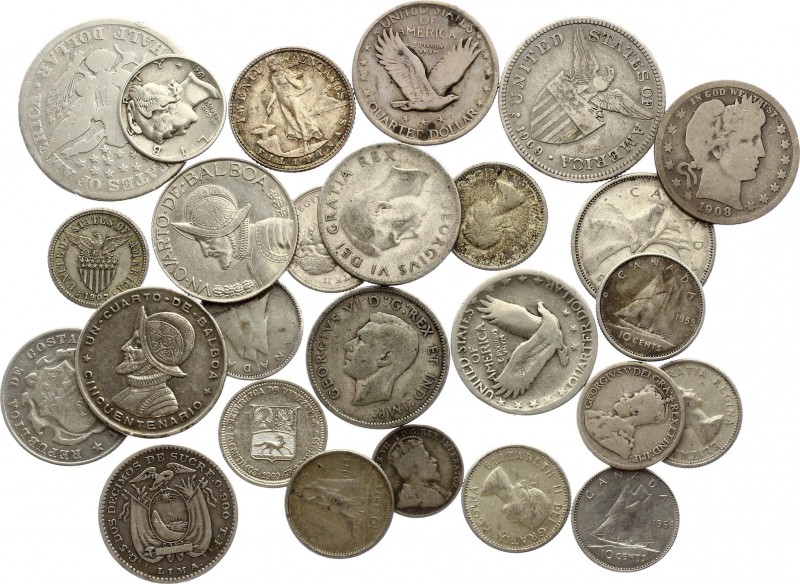 America Silver Coins Lot
Different countries. Some rare and high grade coins in...