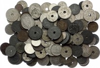 Belgium Lot of 140 Coins 19-20th Century
Various Denominations, Dates & Composition