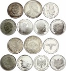 Europe Lot of 7 Medals
Silver; With Different Dates & Motives