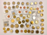 Europe Lot of 63 Euro Specimens
Various Countries, Denominations & Dates