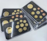 Europe Lot of 8 Prestige Specimen Coins Sets
Various Countries; Mostly Gold & Rhodium Plated Coins; All Set are in Original Packages; Mintage 2000 Pc...