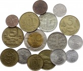 Finland Lot of 16 Coins 1965 - 1993
Mostly UNC; Reform coinage lot. 16 Coins total from 1 pennia to 10 Markkaa. Including silver uncirculated 1 M 196...