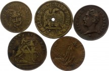 France Lot of Paris Tokens
5 pcs total. Rare.