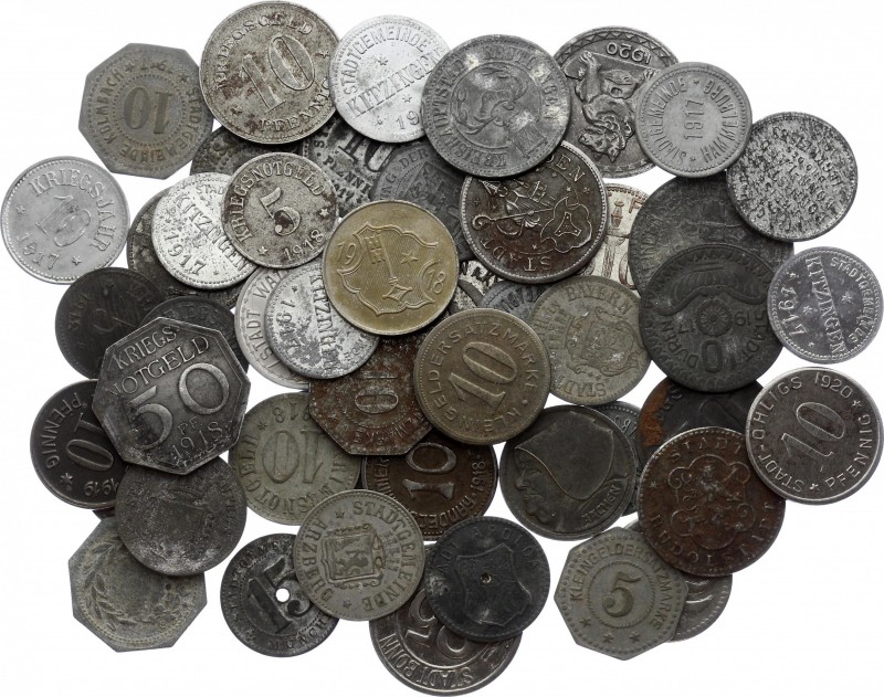 Germany - Empire Lot of 49 Notgelds
Various States, Denominations & Dates