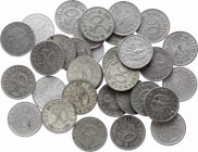 Germany - Third Reich Lot of 32 Coins 50 Reichspfennig 1935 - 1943
50 Reichspfennig 1935 - 1943; Different Mintmarks & Dates