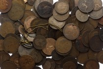 Great Britain Lot of Copper Coins XIX-XX Century
Mostly F-VF, 1150g.