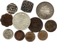 India Interesting Lot of Coins
10 pieces total. Some coins are rare. VF-UNC. High grade Hong Kong 10 cent 1900!