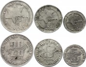 Poland Ghetto Lodz Lot of 3 Coins 1943
5 10 20 Mark 1943
