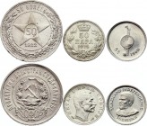 World Lot of 3 Coins 1915 - 1968
Different Countries, Dates & Denominations; Silver; XF/UNC