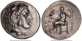 MACEDONIAN KINGDOM. Alexander III the Great (336-323 BC). AR tetradrachm (29mm, 6h). NGC XF, Fine Style. Ecbatana, ca. 311-295 BC, under Seleucus I Ni...