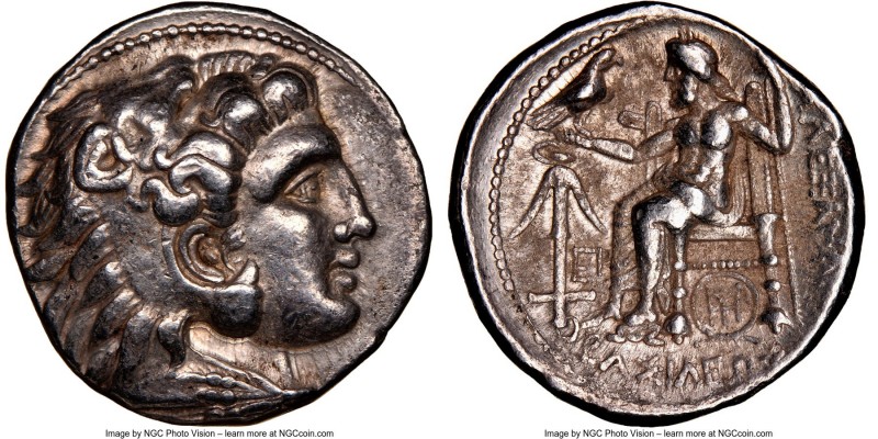 MACEDONIAN KINGDOM. Alexander III the Great (336-323 BC). AR tetradrachm (26mm, ...