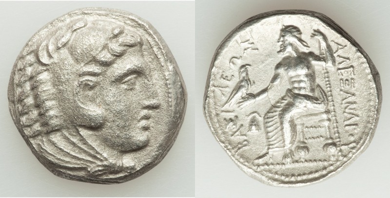 MACEDONIAN KINGDOM. Alexander III the Great (336-323 BC). AR tetradrachm (30mm, ...