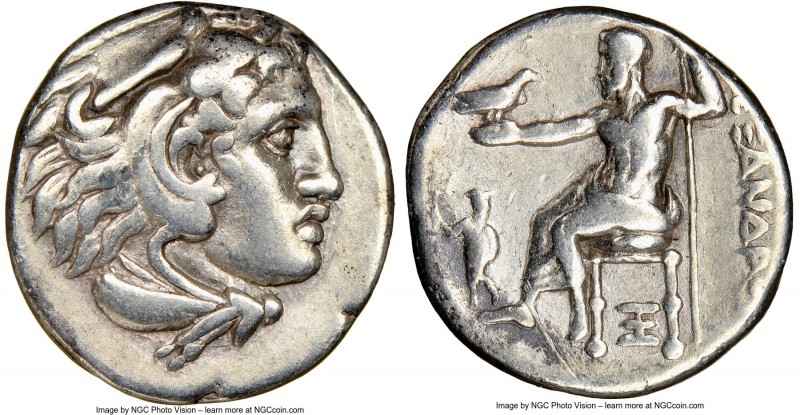 MACEDONIAN KINGDOM. Alexander III the Great (336-323 BC). AR drachm (16mm, 2h). ...