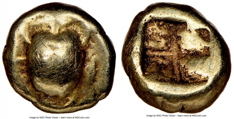 IONIA. Uncertain mint. Ca. 600-550 BC. EL 1/24 stater or myshemihecte (6mm, 0.58...