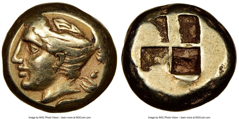 IONIA. Phocaea. Ca. 387-326 BC. EL sixth-stater or hecte (9mm, 2.55 gm). NGC Cho...