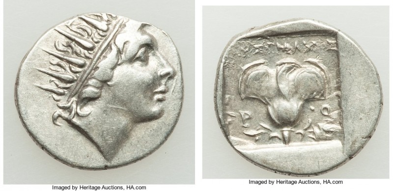 CARIAN ISLANDS. Rhodes. Ca. 88-84 BC. AR drachm (16mm, 2.22 gm, 12h). Choice VF....