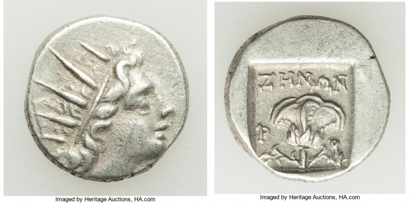CARIAN ISLANDS. Rhodes. Ca. 88-84 BC. AR drachm (15mm, 2.60 gm, 12h). Choice VF....