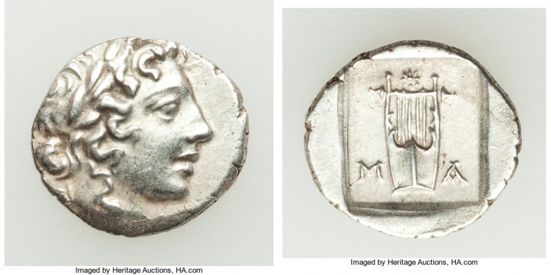 LYCIAN LEAGUE. Masicytes. Ca. 48-20 BC. AR hemidrachm (15mm, 1.79 gm, 1h). AU. S...