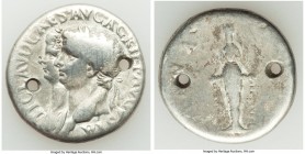 Claudius I (AD 41-54), with Agrippina Junior. AR cistophorus (26mm, 9.68 gm, 6h). About Fine. Ephesus, AD 50/1. TI CLAVD•CAES•AVG•AGRIPP•AVGVSTA, conj...