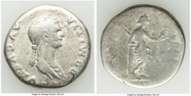 Domitia (AD 82-96). AR cistophorus (25mm,10.27 gm, 7h). About Fine. Asian mint, AD 82. DOMITIA-AVGVSTA, draped bust of Domitia right, seen from front,...