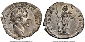 Antoninus Pius (AD 138-161). AR denarius (18mm, 3.52 gm, 6h). NGC MS 5/5 - 5/5. Rome, AD 152-153. IMP CAES T AEL HADR ANTONINVS AVG PIVS P P, laureate...