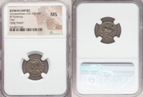 Constantinople Commemorative (ca. AD 330-340). AE3 or BI nummus (17mm, 7h). NGC MS. Trier, 2nd officina, AD 330-331, struck under Constantine I to com...