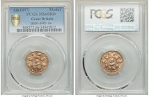 Victoria copper "Diamond Jubilee" Medal ND (1897) MS66 Red PCGS, BHM-3603. 19mm. By A. Miesch.

HID09801242017

© 2020 Heritage Auctions | All Rig...