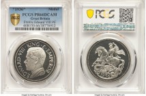 Edward VIII copper-nickel Proof Fantasy Crown 1936-Dated PR66 Deep Cameo PCGS, KM-XM5a, FM-43c. 38mm. Plain edge. Designated on the holder as a medal....