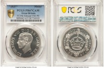 Edward VIII silver Proof Fantasy Crown 1937-Dated PR67 Cameo PCGS, KM-Unl, FC-19e. 38mm. Plain edge. Designated on the holder as a medal.

HID098012...