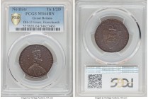Essex. Hornchurch copper 1/2 Penny Token ND (1790s) MS64 Brown PCGS, D&H-33. 

HID09801242017

© 2020 Heritage Auctions | All Rights Reserved