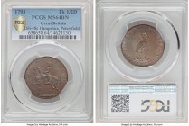 Hampshire. Petersfield copper 1/2 Penny Token 1793 MS64 Brown PCGS, D&H-48c. 

HID09801242017

© 2020 Heritage Auctions | All Rights Reserved