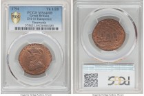 Hampshire. Emsworth copper 1/2 Penny Token 1794 MS64 Red and Brown PCGS, D&H-16. 

HID09801242017

© 2020 Heritage Auctions | All Rights Reserved