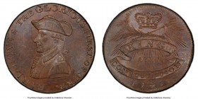 Hampshire. Emsworth copper 1/2 Penny Token 1794 MS64 Brown PCGS, D&H-20a. 

HID09801242017

© 2020 Heritage Auctions | All Rights Reserved
