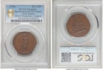 Hampshire. Gosport copper 1/2 Penny Token 1796 UNC Details (Spot Removed) PCGS, D&H-43.

HID09801242017

© 2020 Heritage Auctions | All Rights Res...