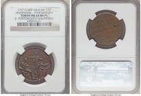 Hampshire. Portsmouth copper 1/2 Penny Token 1797 MS64 Brown Prooflike NGC, D&H-64. Edge: PORTSMOUTH HALFPENNY. 

HID09801242017

© 2020 Heritage ...