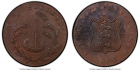 Kent. Romney copper 1/2 Penny Token 1794 MS63 Brown PCGS, D&H-38.

HID09801242017

© 2020 Heritage Auctions | All Rights Reserved
