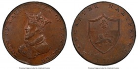Lancashire. Lancaster copper 1/2 Penny Token 1791 MS62 Brown PCGS, D&H-15. 

HID09801242017

© 2020 Heritage Auctions | All Rights Reserved