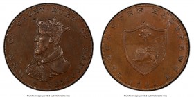 Lancashire. Lancaster copper 1/2 Penny Token 1792 AU58 PCGS, D&H-22. 

HID09801242017

© 2020 Heritage Auctions | All Rights Reserved