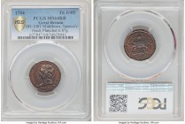 Middlesex. Spence's copper Farthing Token 1794 MS64 Red and Brown PCGS, D&H-1081. 6.87gm. Heavy planchet. 

HID09801242017

© 2020 Heritage Auctio...