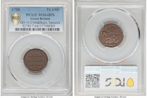 Middlesex. Spence's copper Farthing Token 1795 MS64 Brown PCGS, D&H-1112. 

HID09801242017

© 2020 Heritage Auctions | All Rights Reserved