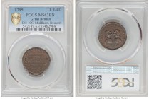 Middlesex. Denton's copper Farthing Token 1795 MS63 Brown PCGS, D&H-1053. Sold with old Schwer Coins dealer envelope. 

HID09801242017

© 2020 Her...