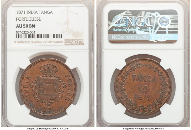 Portuguese Colony - Goa. Luiz I 4-Piece Certified Denomination Set 1871 NGC, 1) ...