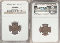 3-Piece Lot of Certified Assorted Issues, 1) British India. East India Company 1/12 Anna 1848-(c) - MS63 Brown NGC, Calcutta mint 2) British India. Ea...