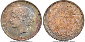 Republic 25 Cents 1896-H AU58 NGC, Heaton mint, KM8. 

HID09801242017

© 2020 Heritage Auctions | All Rights Reserved