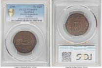 Angusshire. Dundee copper 1/2 Penny Token 1795 MS64 Brown PCGS, D&H-10. 

HID09801242017

© 2020 Heritage Auctions | All Rights Reserved