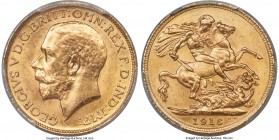 George V gold Sovereign 1916-C MS64 PCGS, Ottawa mint, KM20, S-3997, Marsh-224 (R5). Arguably the most famed rarity of the short-lived Canadian Sovere...