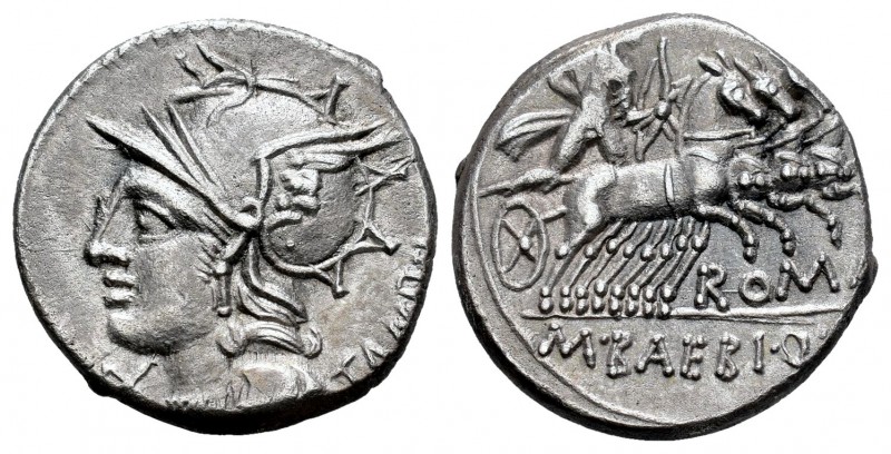 Baebia. Denario. 137 a.C. Roma. (Ffc-198). (Craw-236-1a). (Cal-269). Rev.: Apolo...