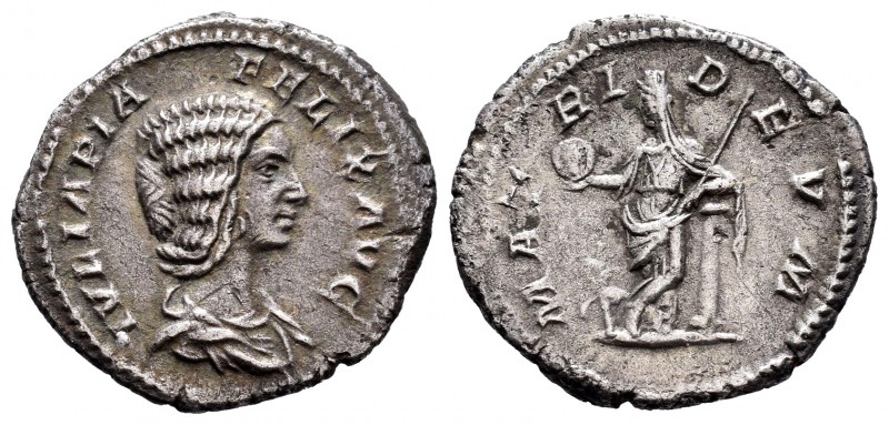 Julia Domna. Denario. 212 d.C. Roma. (Spink-7104). (Ric-382). Rev.: MATRI DEVM. ...